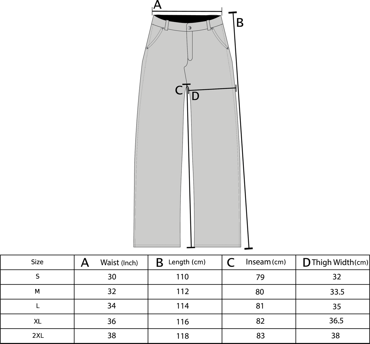 Swordsman jeans